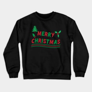 Christmas Typography Crewneck Sweatshirt